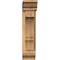 Ekena Millwork Balboa Traditional Smooth Bracket w/ Offset Brace, Western Red Cedar, 5 1/2"W x 16"D x 24"H BKT0604X16X24BOA01SWR - alternate 2